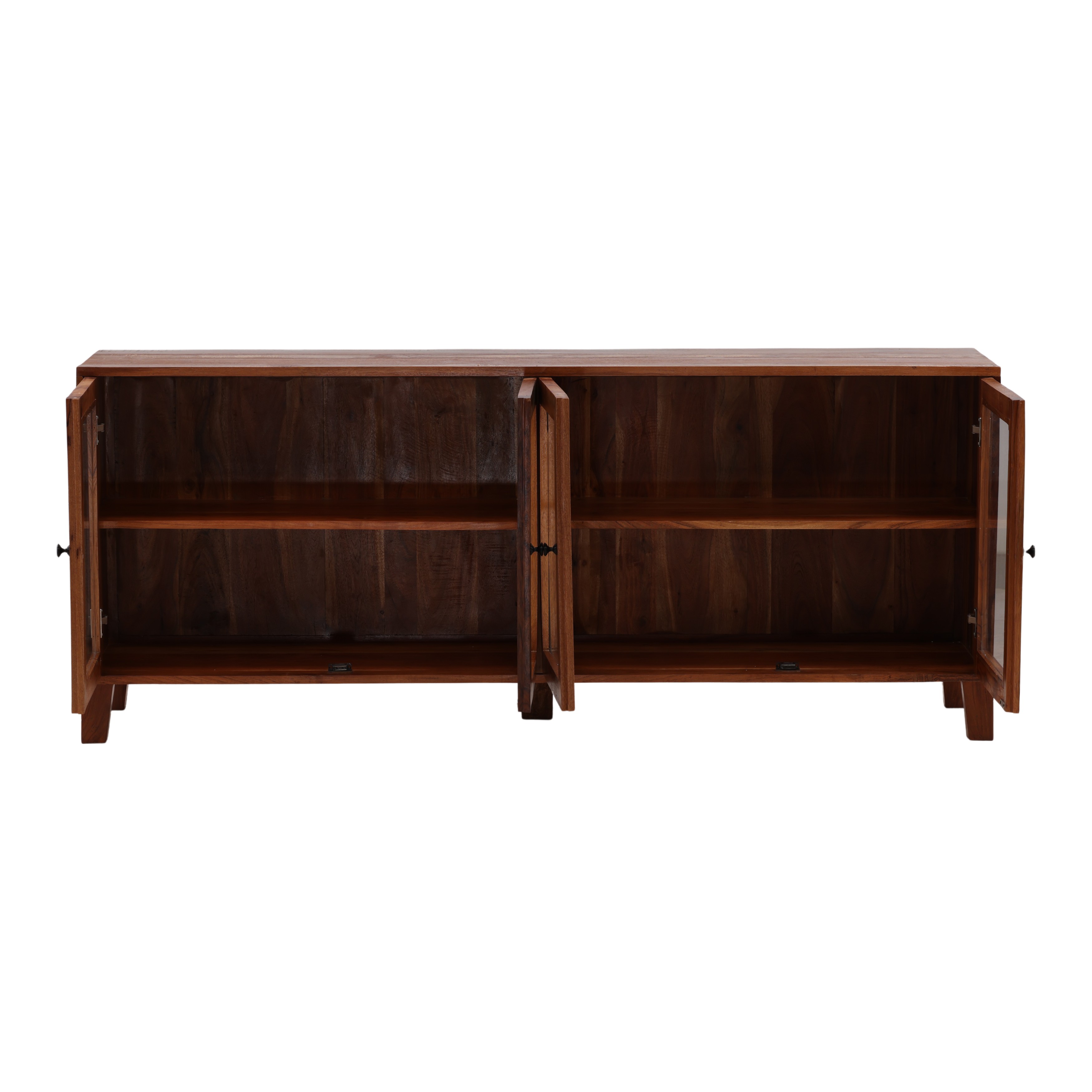 Persea Sideboard Brown, Sideboards & Buffet by Dovetail, 78" width x 32" height x 18" depth View 5