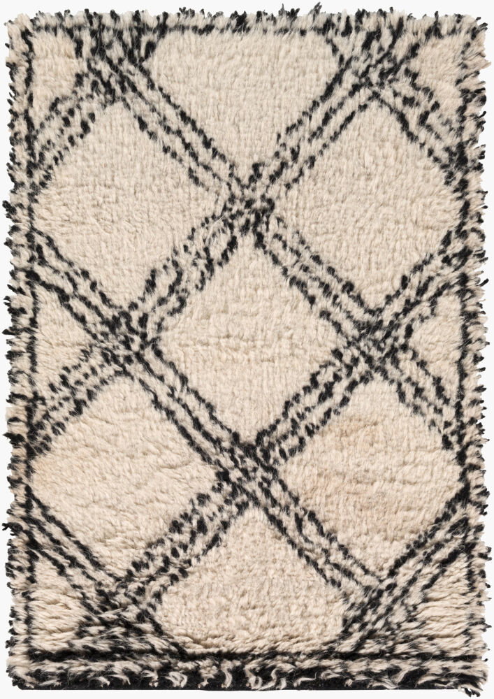 Riad Handmade Rug, by Surya, 3' length x 2' width