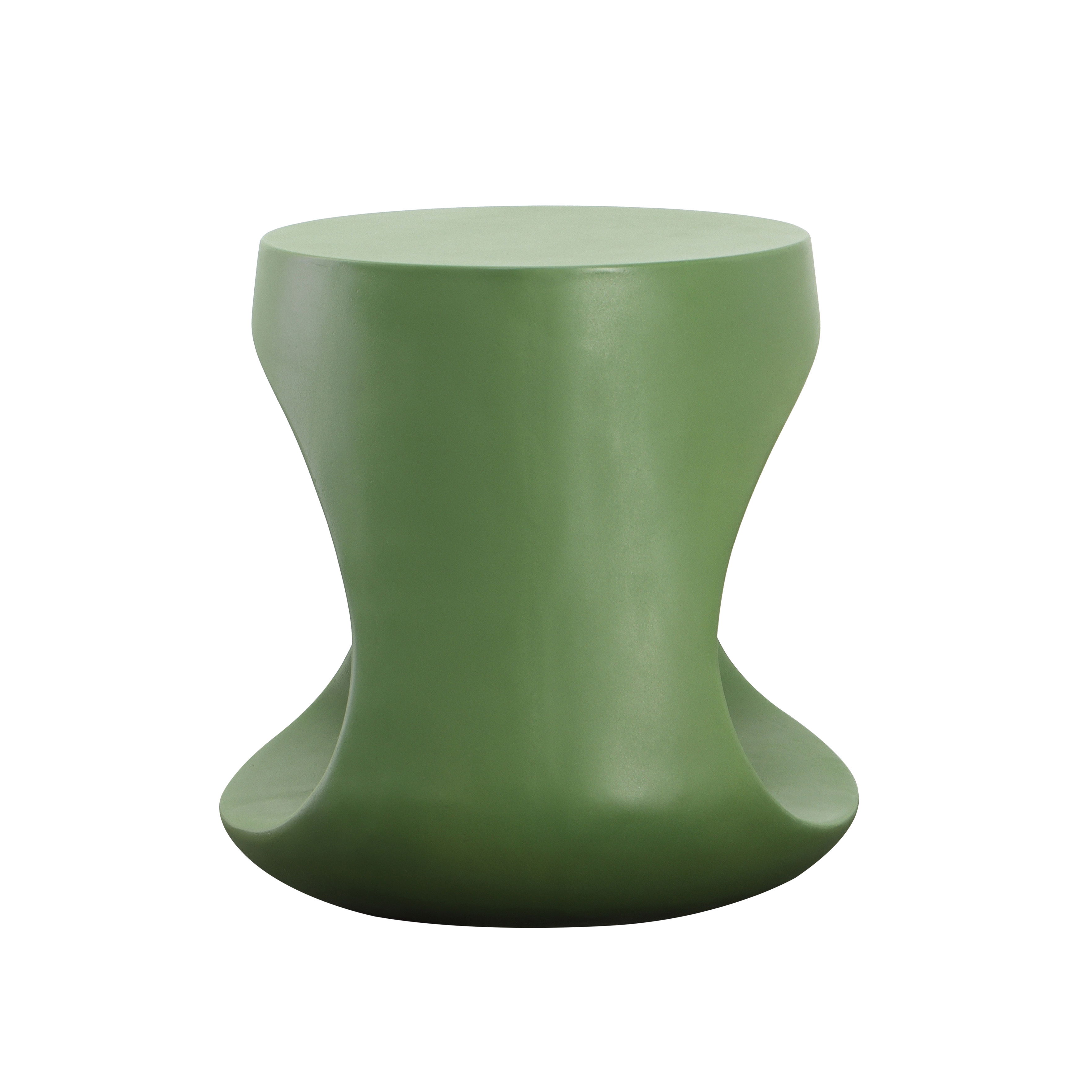 Owens Outdoor Side Table Green, Side & End Table by Dovetail, 18" width x 18" height x 18" depth View 4
