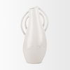 Urvi Tall Off White Speckled Asymmetrical Ceramic Vase thumbnail 4