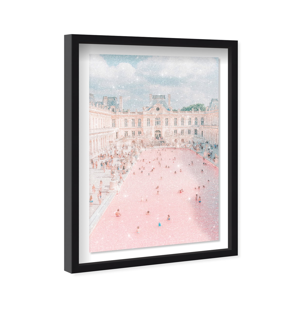 Pink Pool (Diamond Dust), Art by Oliver Gal,  30x45 View 2