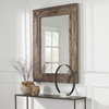 Rennick Rustic Wood Mirror, by Uttermost, 3' width x 4' height x 1.5" depth thumbnail 2