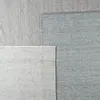 Lamanda Indoor/ Outdoor Solid Light Gray/ Ivory Area Rug thumbnail 3