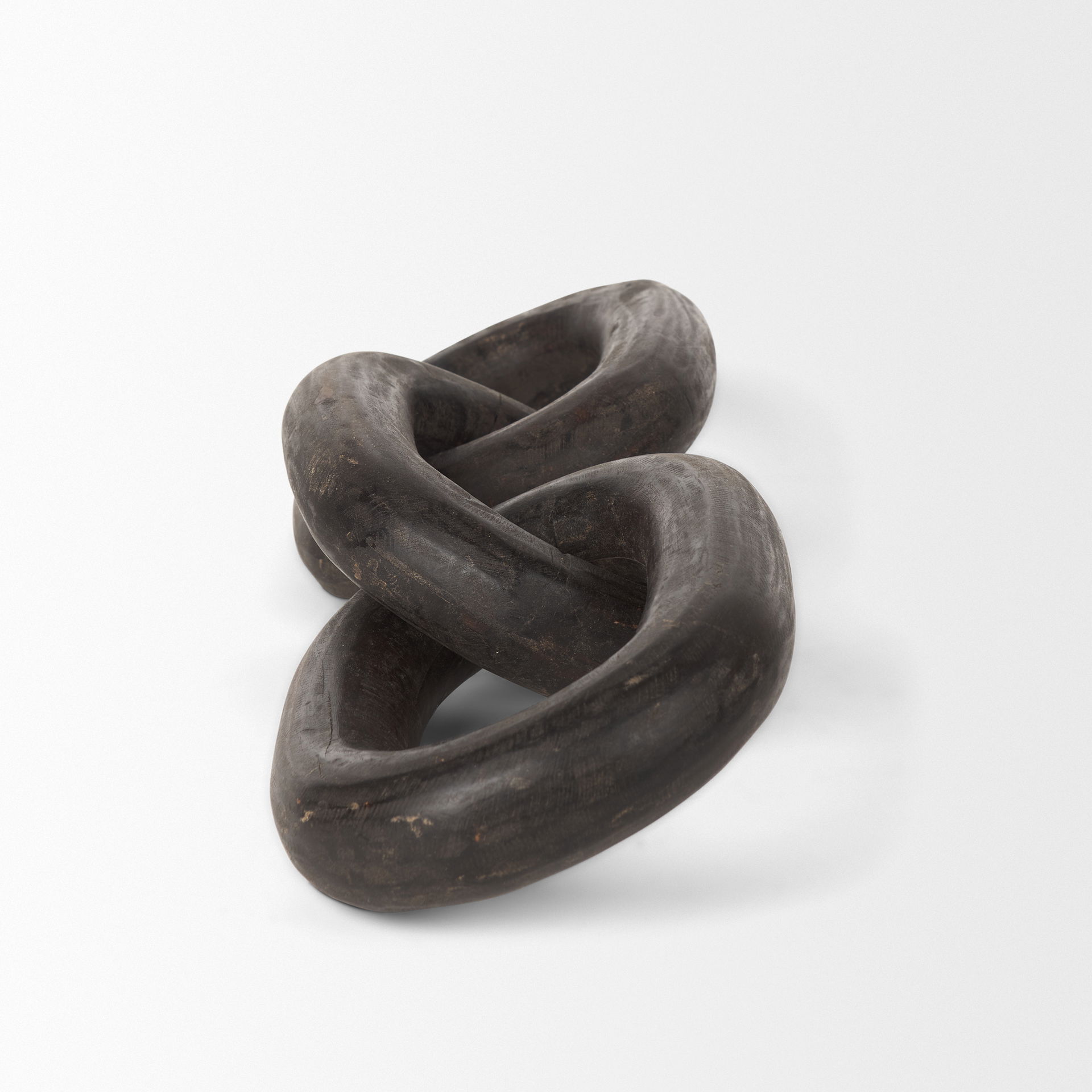 Tayla Large Black-Brown Wood Chain Link large image 