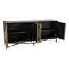 Mako Small Sideboard Grey, Cabinets & Sideboard by Moe's Home, 76" width x 34" height x 18" depth thumbnail 3