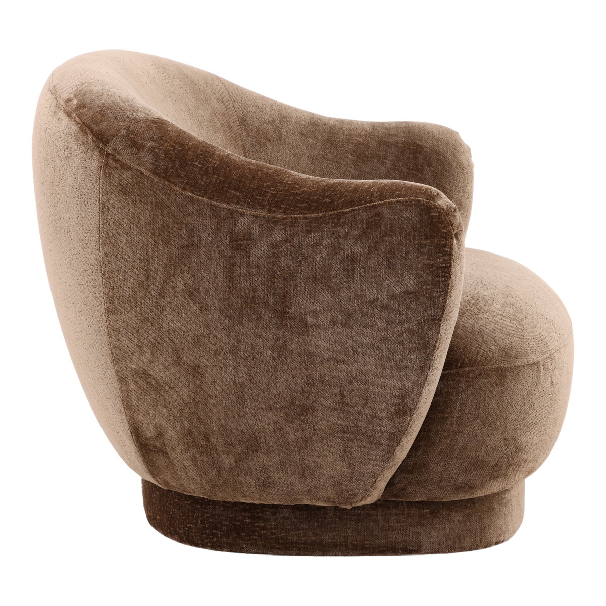 Cary Occasional Chair Brown, Accent Chair by Dovetail, 35" width x 31" height x 36" depth View 3