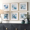 Fresh Start Blue Abstract Prints Set/6, by Uttermost, 19.25" width x 19.25" height x 1.8" depth thumbnail 4