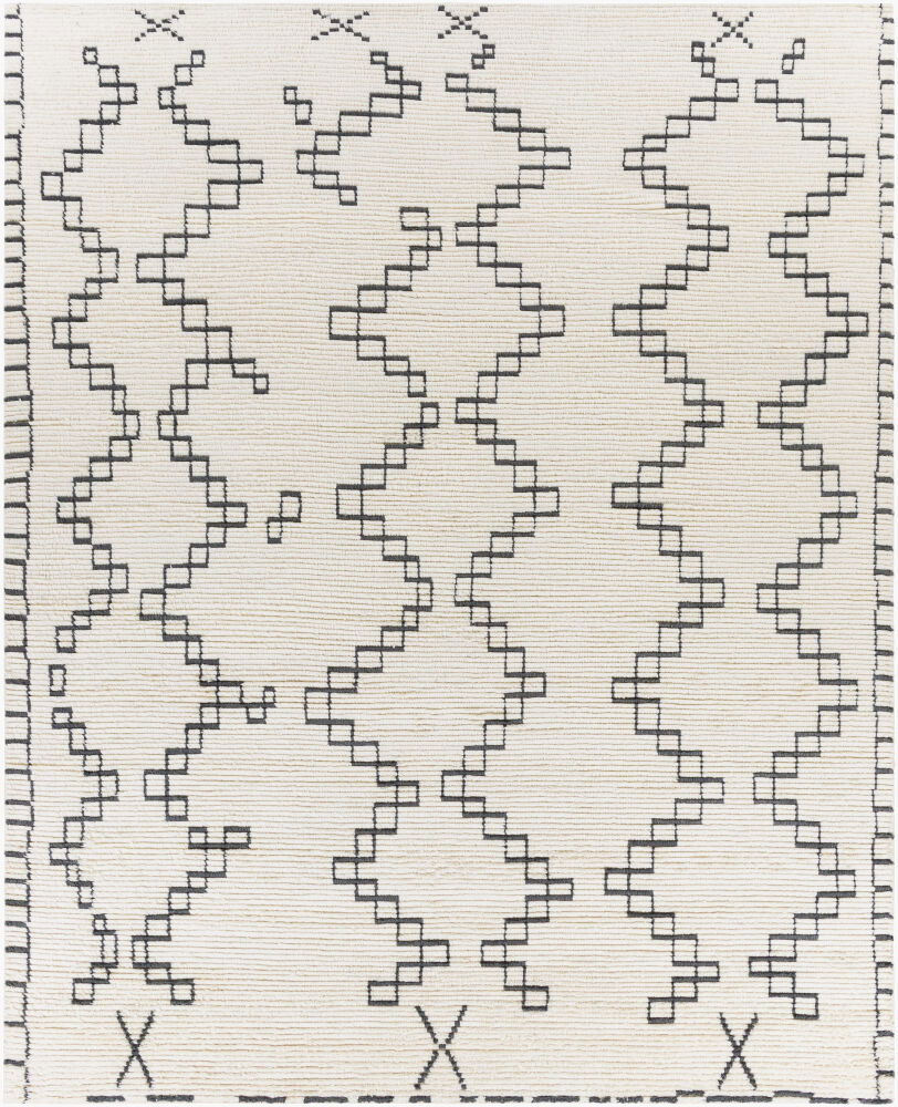 Beni Ourain Handmade Rug, by Surya, 1'6" length x 1'6" width