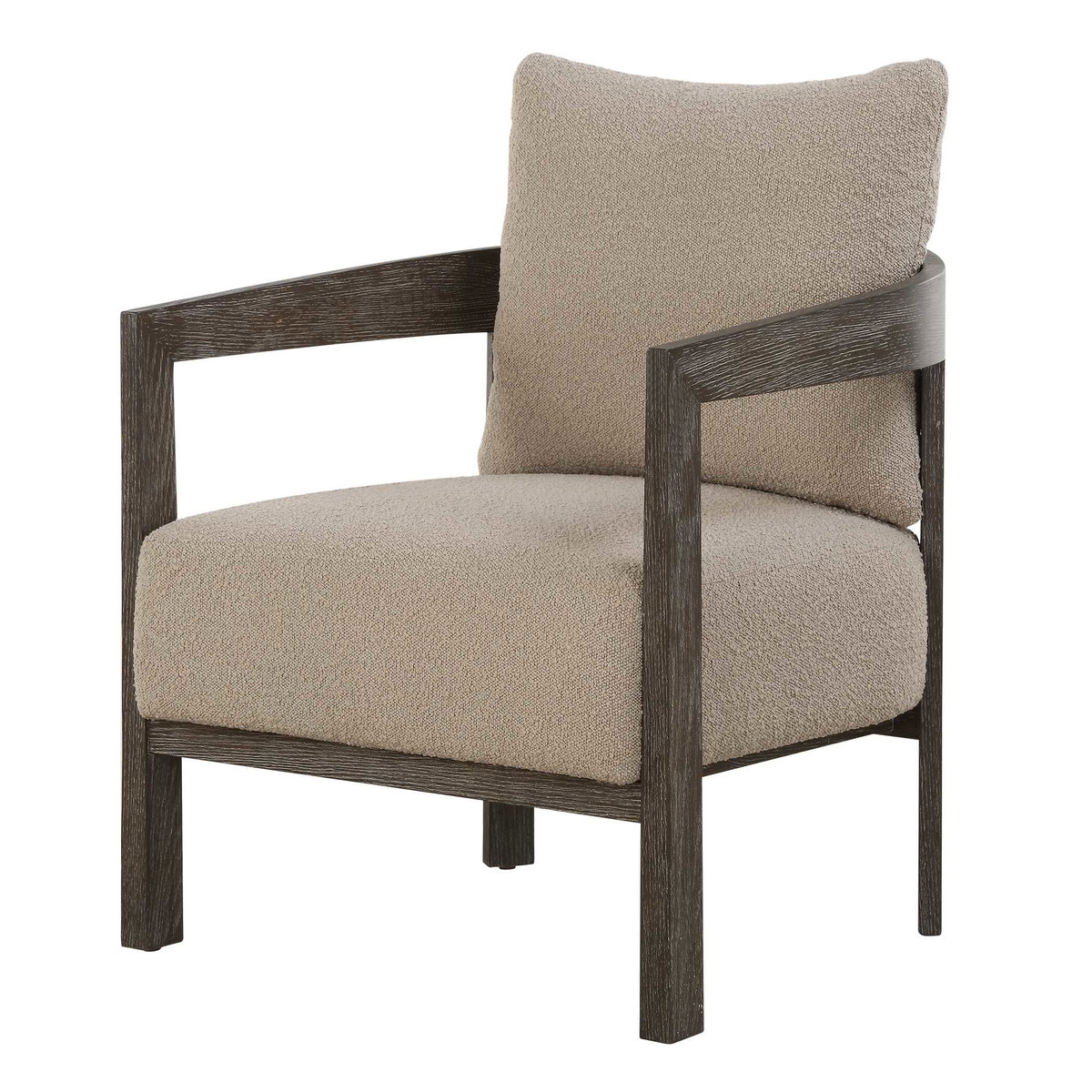 Sienna Sand Fabric Accent Chair, by Uttermost, 27" width x 28.5" height x 29" depth View 5