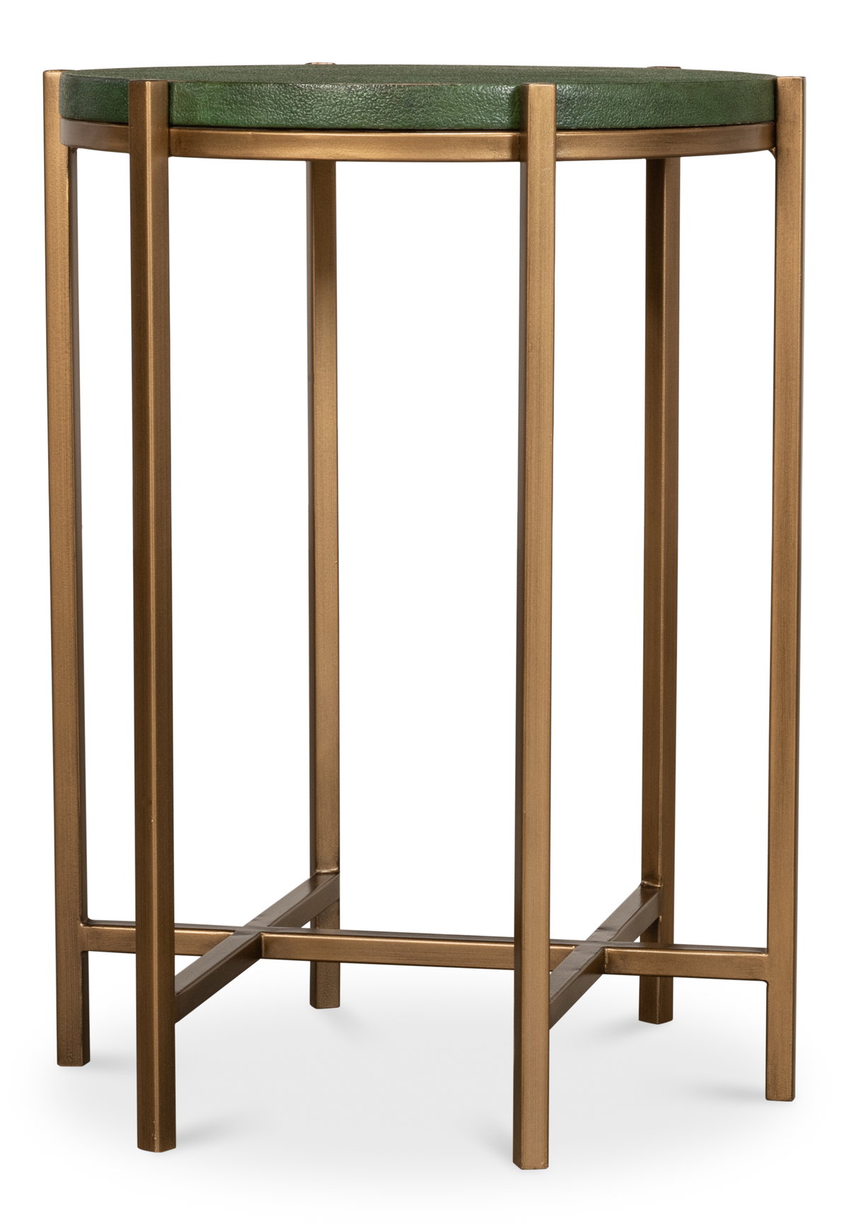 Hobart Side Table, by Sarreid, 1'4" length x 1'4" width x 1'9" height View 6