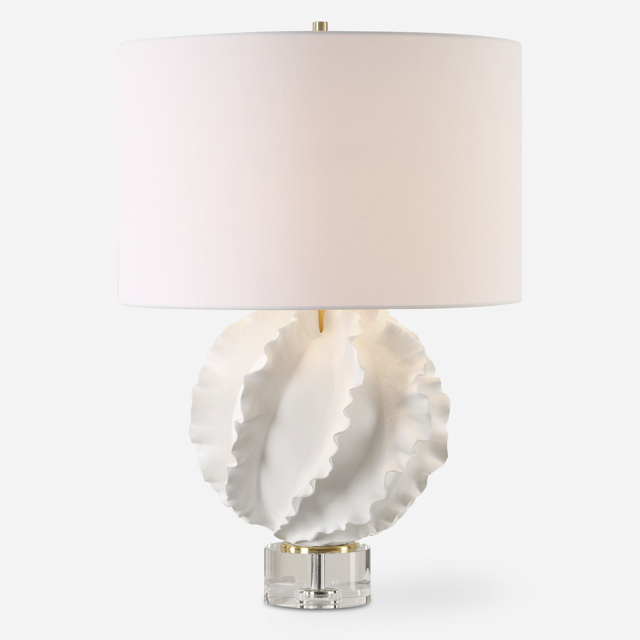 Saylor White Table Lamp large image 