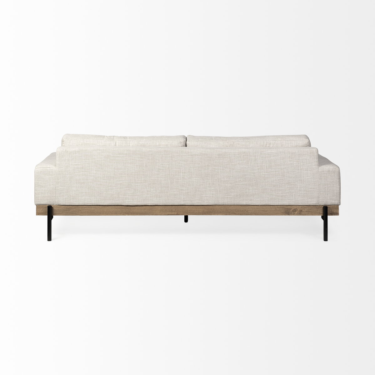 Colburne II 95' Beige Upholstered Three Seater Sofa, Sofas & Sectional by Mercana, 95.28" length x 41.34" width x 27.95" height View 7