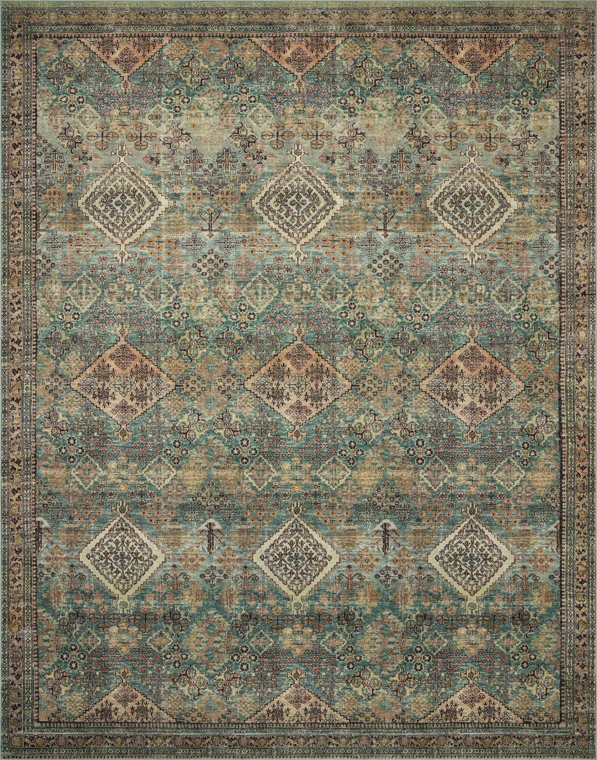 Magnolia Home by Joanna Gaines x Loloi Sinclair Rug, 1'6" length x 1'6" width View 1