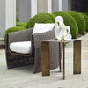 Reade Brass Outdoor Accent Table, Outdoor Table by Uttermost, 1'6" width x 1'10" height x 1'6" depth thumbnail 2