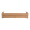 Tempo Outdoor Dining Bench Natural, by Moe's Home, 5'11" width x 1'6" height x 1'4" depth thumbnail 3