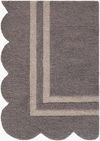 Scalloped Handmade Rug thumbnail 0