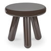 Joy Accent Table Dark Brown Lacquer, Side & End Table by Moe's Home, 19" width x 18" height x 19" depth thumbnail 3