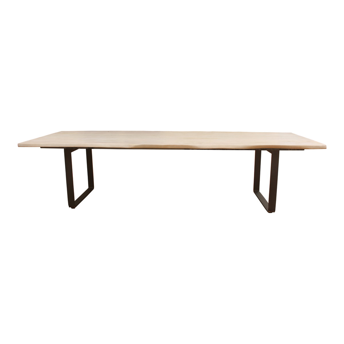Wilks Dining Table White, by Moe's Home, 118" width x 30" height x 39" depth View 1