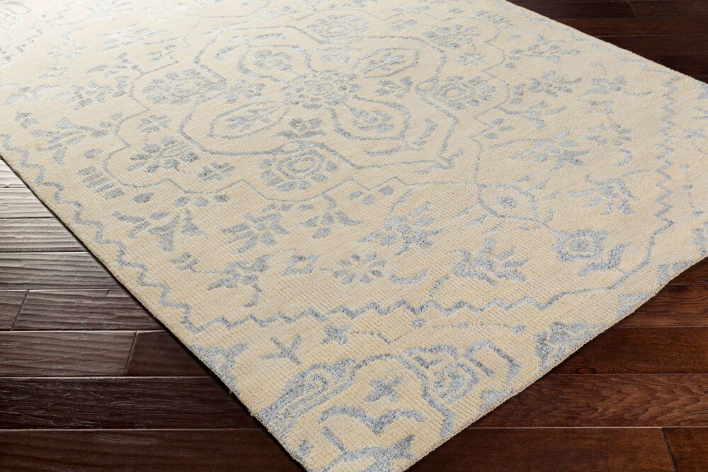 Kinnara Handmade Rug, by Surya, 1'6" length x 1'6" width