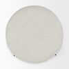 Amelia Cream Boucle with Black Metal Upholstered Pouf thumbnail 7