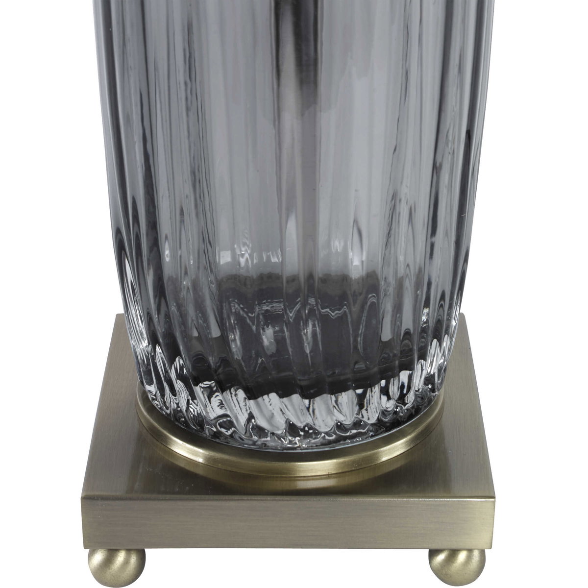 Vilminore Gray Glass Table Lamp, by Uttermost, 1'5" width x 2'9.25" height x 1'5" depth View 6