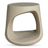 Rothko Outdoor Stool Cream, Outdoor Chair by Moe's Home, 1'5.75" width x 1'5.75" height x 1'5.5" depth thumbnail 1