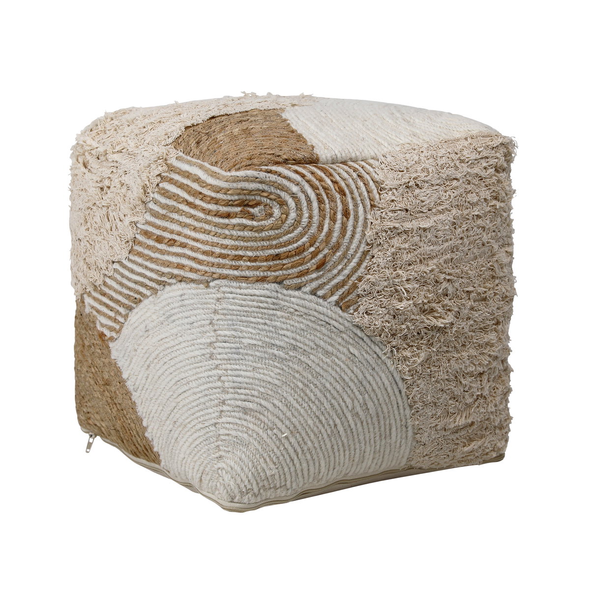 Emmeline Pouf, Ottoman by Dovetail, 16" width x 16" height x 16" depth View 1