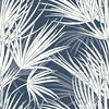 Palmetto Navy & White Wallpaper, by York Wall, 33' length x 1'8.5" width x 0.02" depth thumbnail 1