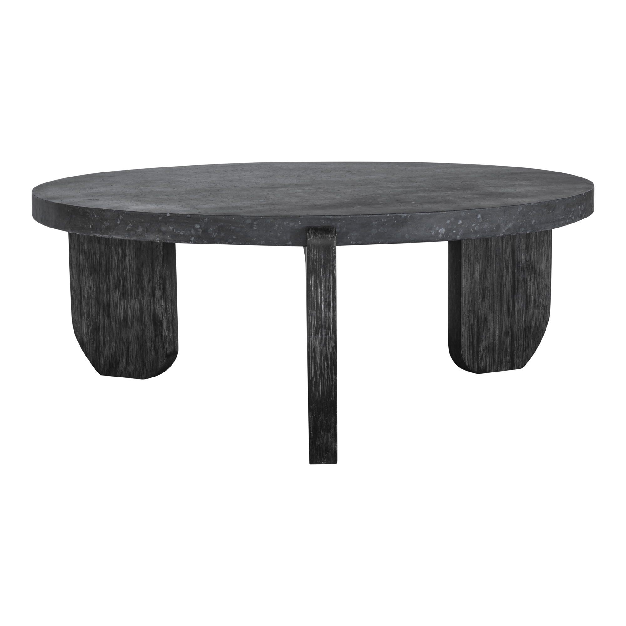 Wunder Coffee Table Black, by Moe's Home, 36.5" width x 13.75" height x 36.5" depth View 3