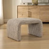 Leora Upholstered Modern Small Bench, Furniture by Uttermost, 30" width x 19" height x 21" depth thumbnail 3