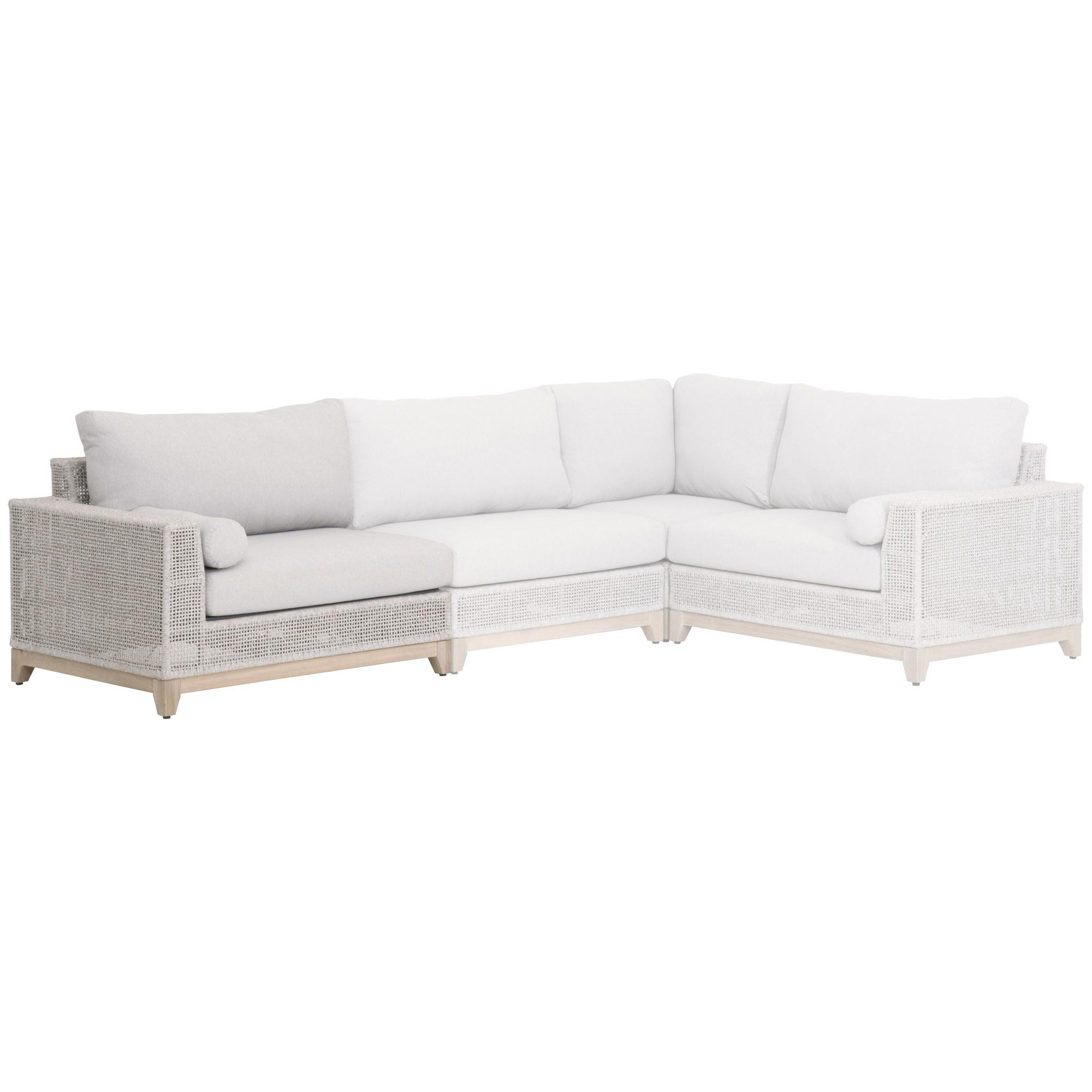 Tropez Outdoor Modular Left Facing 1-Arm Sofa, Seating by Essentials for Living, 45" width x 33" height x 34" depth View 7