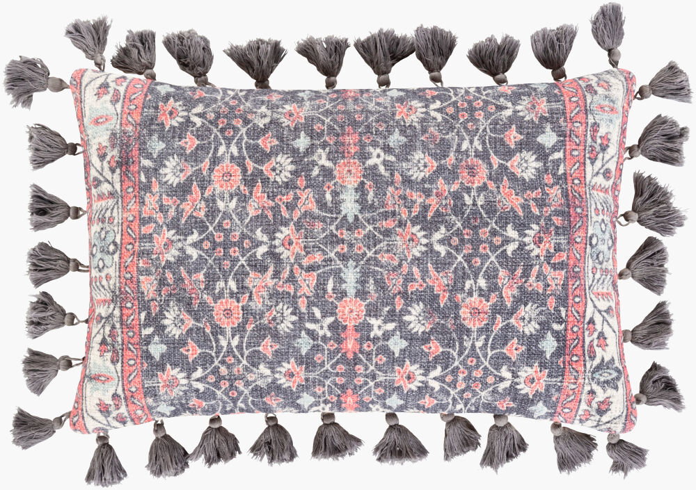 Mandana Lumbar Pillow, Decorative Pillow by Surya, 14" length x 22" width