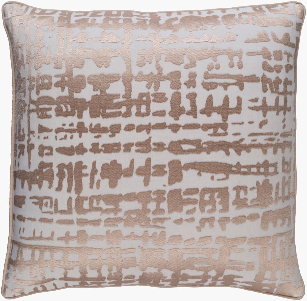 Hessian Accent Pillow, Decorative Pillow by Surya, 18" length x 18" width