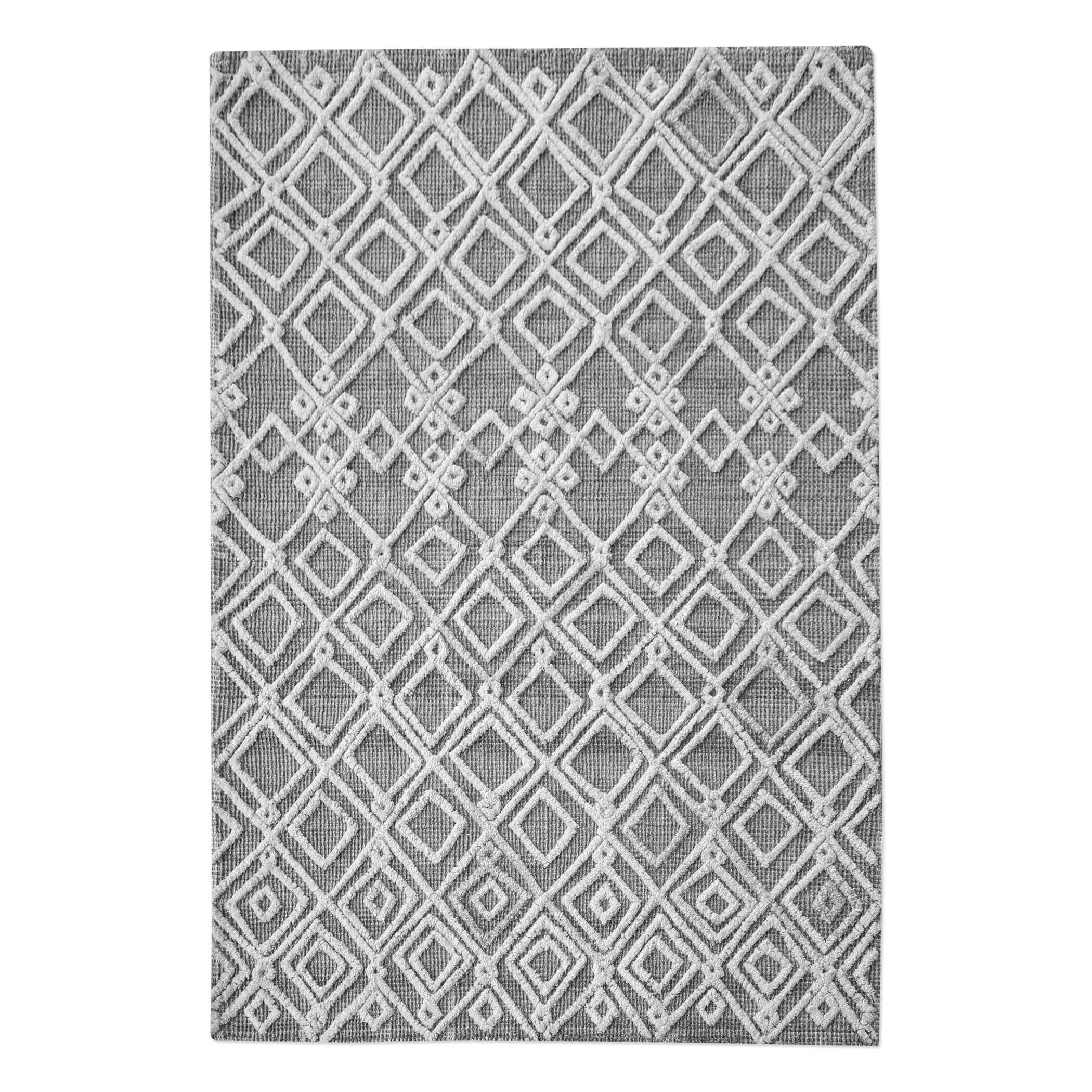 Sieano Gray-Ivory 9 X 12 Rug large image 
