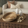 Ulana Set of 3 Round Nesting Seagrass Trays with Loop Handles, Decorative Tray by Mercana, 26.38" length x 26.38" width x 3.94" height thumbnail 2