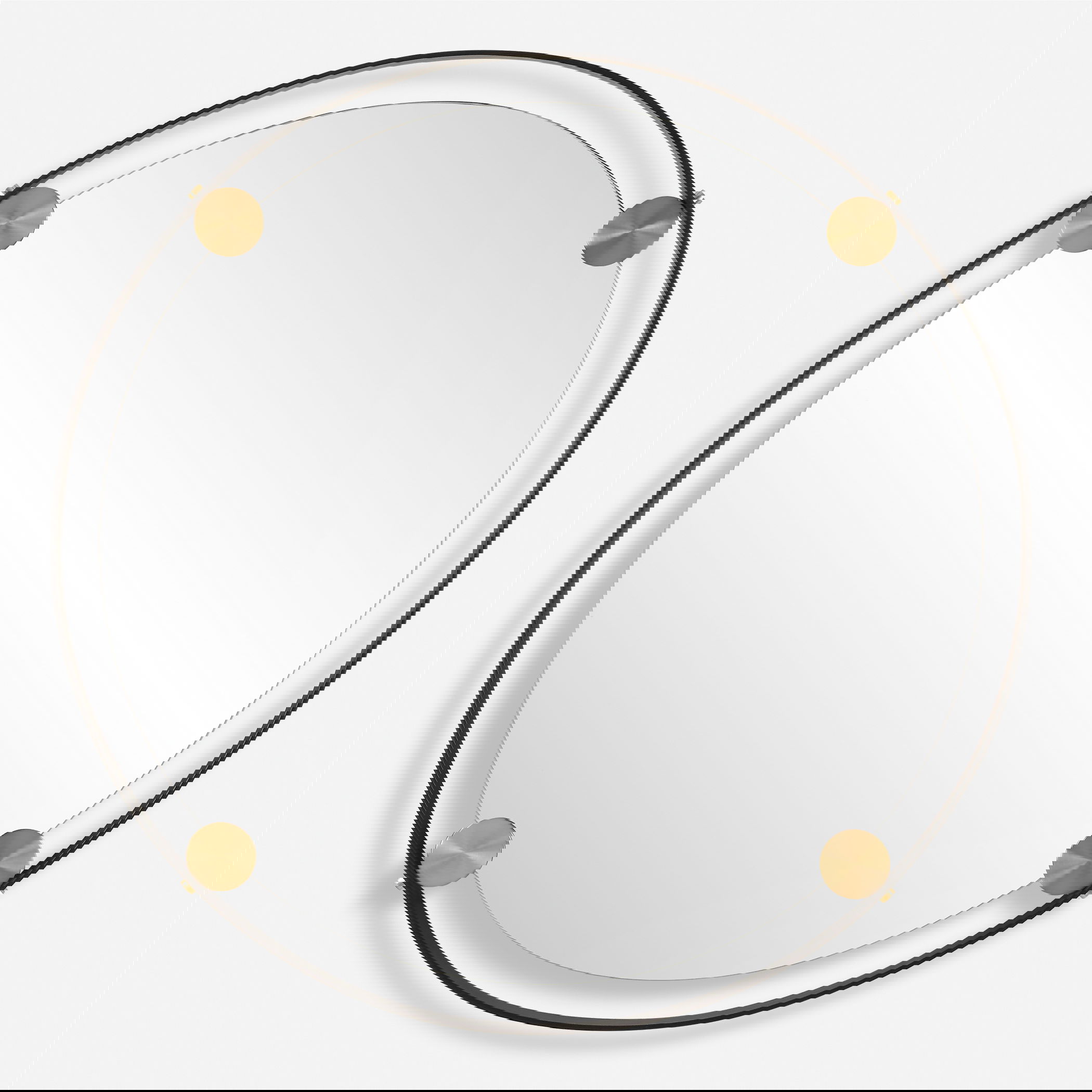 Radius Round Bronze Iron Mirror, by Uttermost, 42" width x 42" height x 2" depth View 1