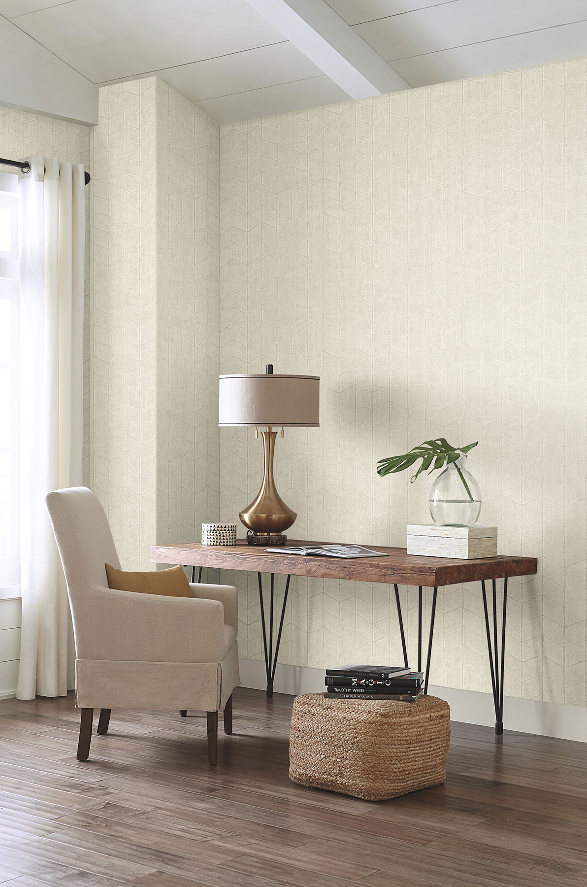 Flatiron Geometric Oyster Wallpaper Flatiron Geometric Oyster Wallpaper large image