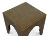 Croco Embossed Leather Stool  Ant. Green thumbnail 10