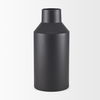 Tosca Tall Matte Black Metal Vase, by Mercana, 6.3" length x 6.3" width x 13.98" height thumbnail 5
