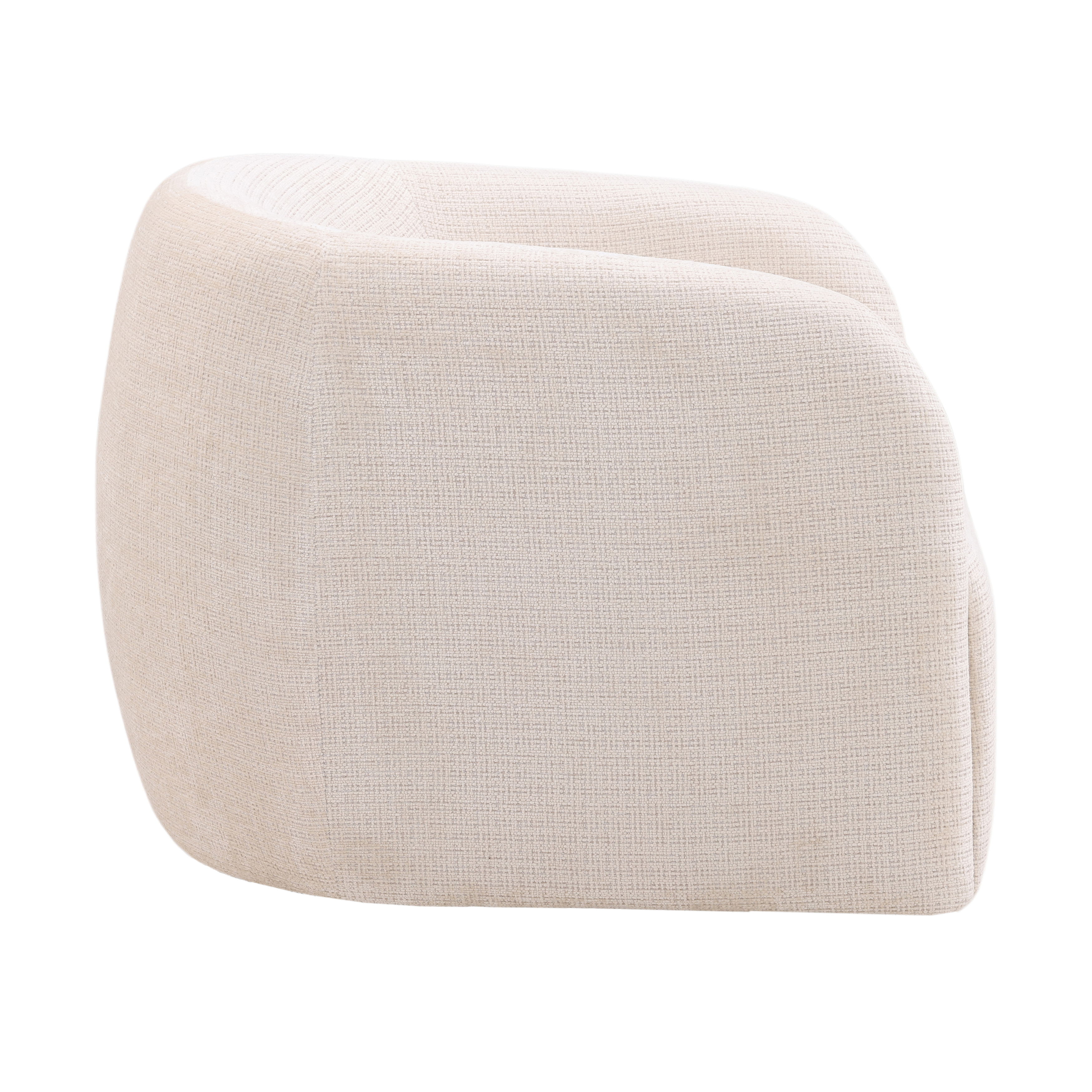 Neva Swivel Chair Cream large image 