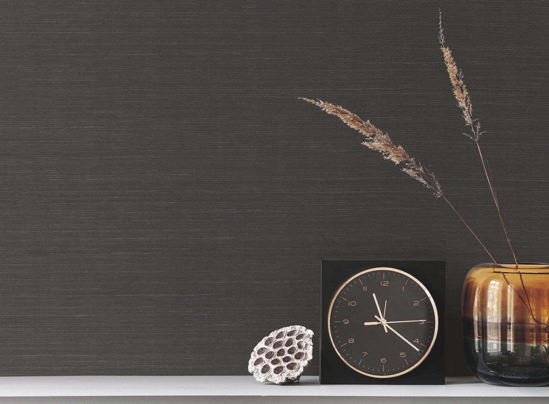 Sisal Grasscloth Black Wallpaper Sisal Grasscloth Black Wallpaper large image
