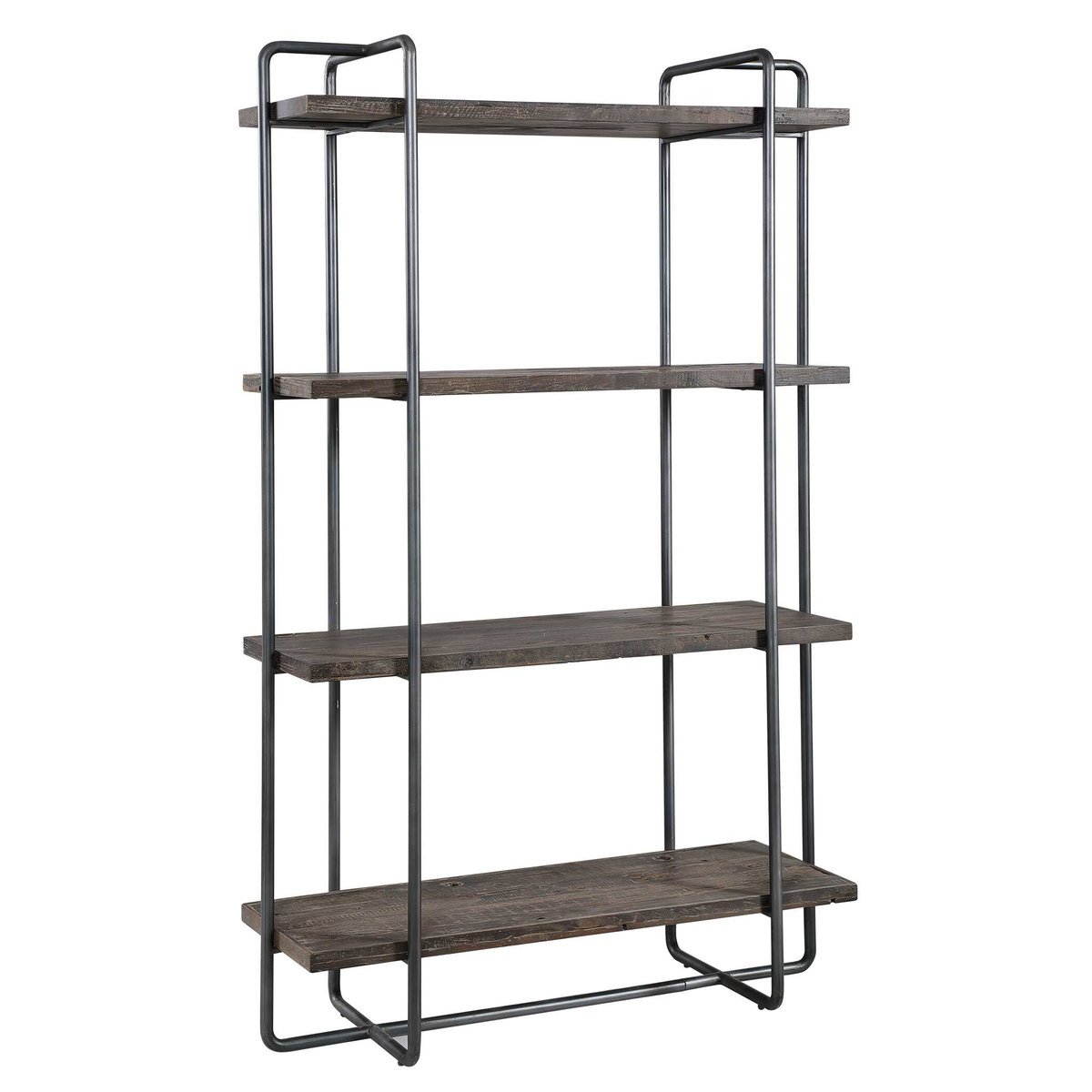 Stilo Urban Industrial Etagere, by Uttermost, 4'1.5" width x 6'7.5" height x 1'6" depth View 4