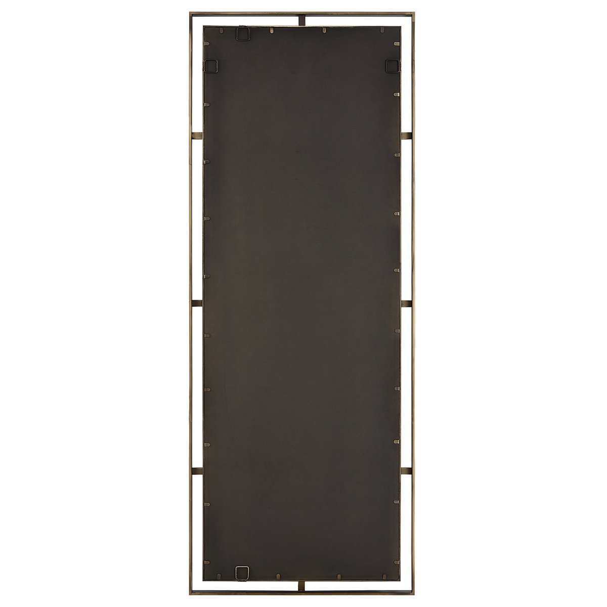 Carrizo Tall Bronze & Gold Mirror, by Uttermost, 2'8" width x 6'10" height x 1.25" depth View 7