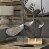 Propellers Rust Sculptures Set/2, Decorative by Uttermost, 16" width x 20.5" height x 4" depth thumbnail 3