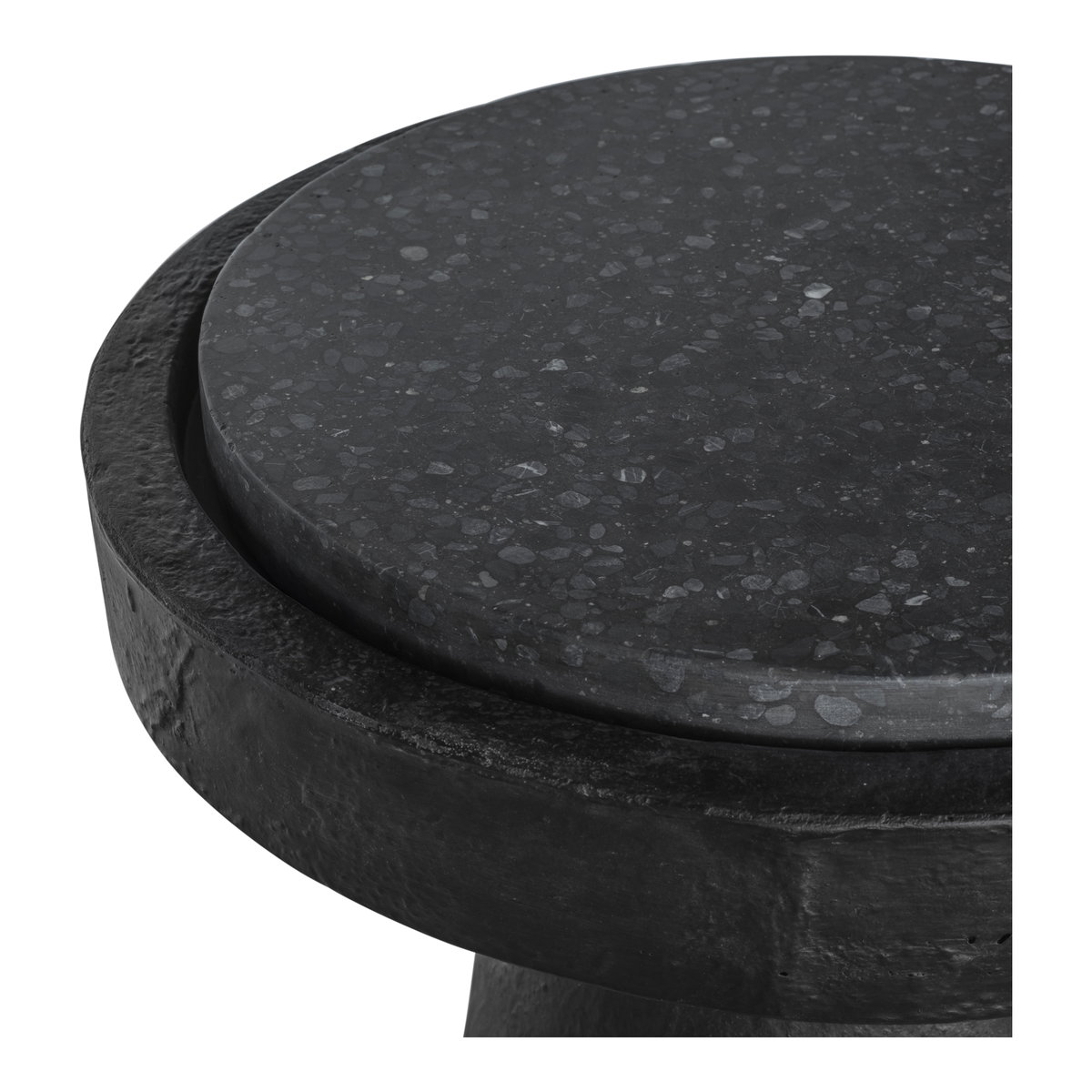 Book Accent Table Black, Side & End Table by Moe's Home, 16" width x 21" height x 16" depth View 2