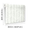 Painted Herringbone Fern Peel & Stick Wallpaper thumbnail 5