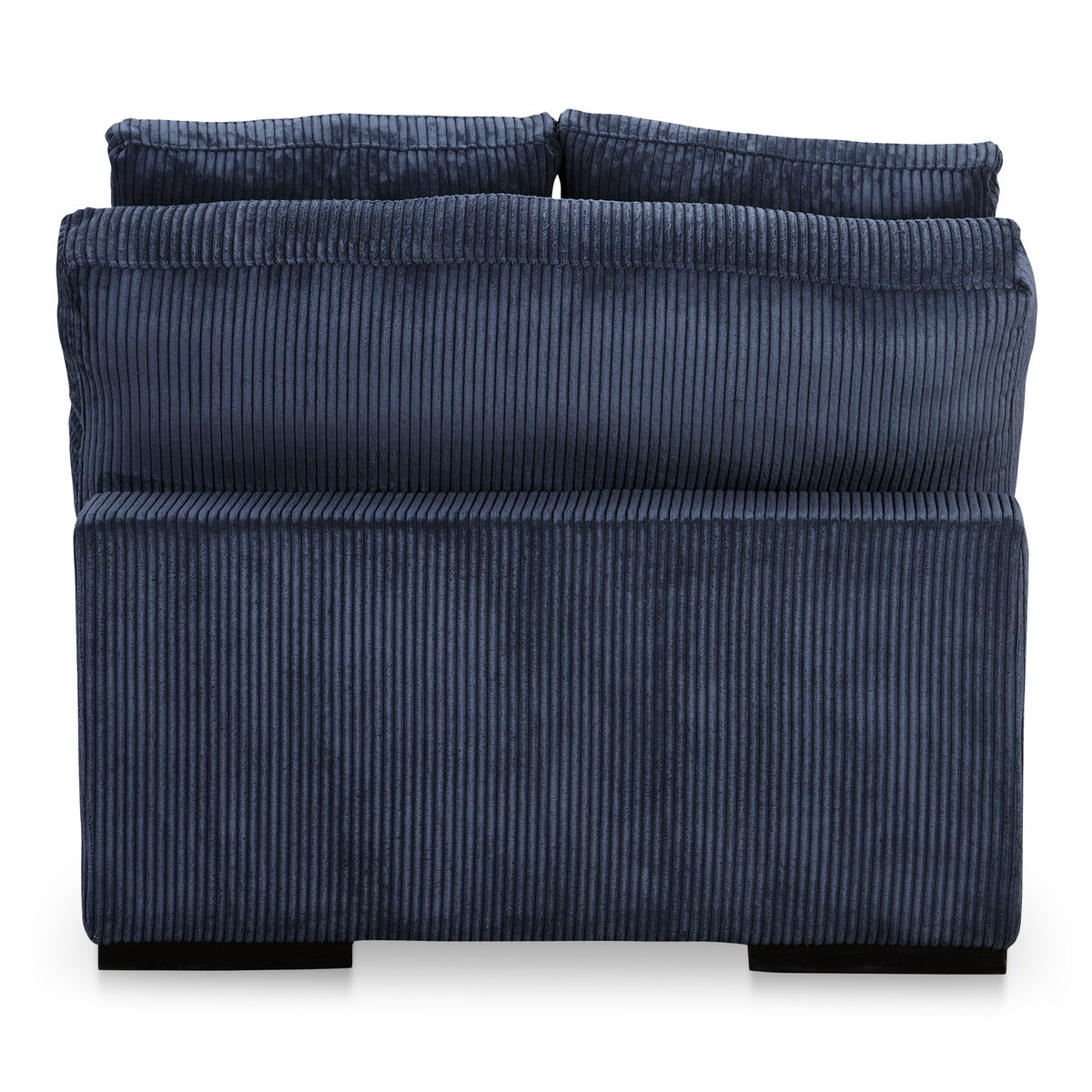 Plunge Slipper Chair Navy, Accent Chair by Moe's Home, 41.5" width x 33" height x 46" depth View 4