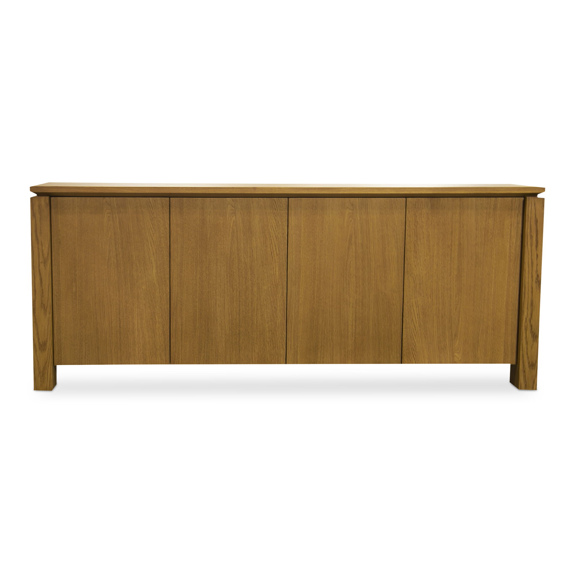 Brook Sideboard Country Oak, Cabinets & Sideboard by Moe's Home, 80" width x 32" height x 18" depth View 1