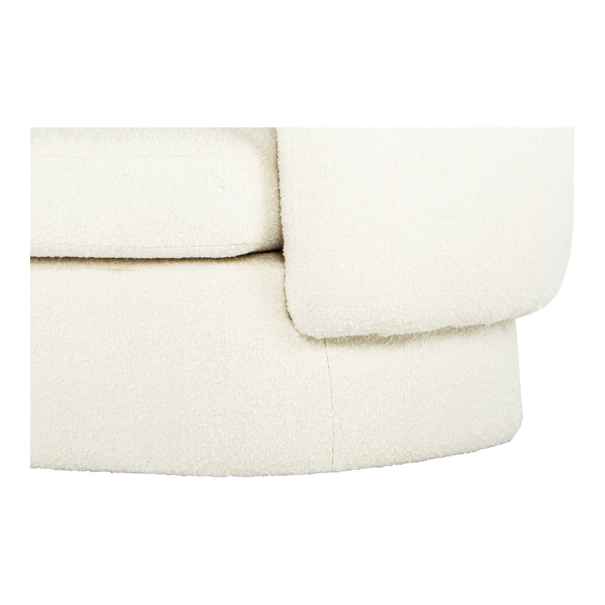 Koba Chair Maya White, Accent Chair by Moe's Home, 40" width x 29" height x 33.75" depth View 7