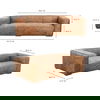 Bolton Sofa Open Road Brown Leather thumbnail 10